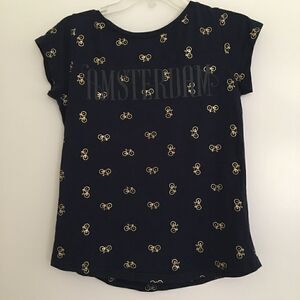 Fox Amsterdam navy bicycle shirt S